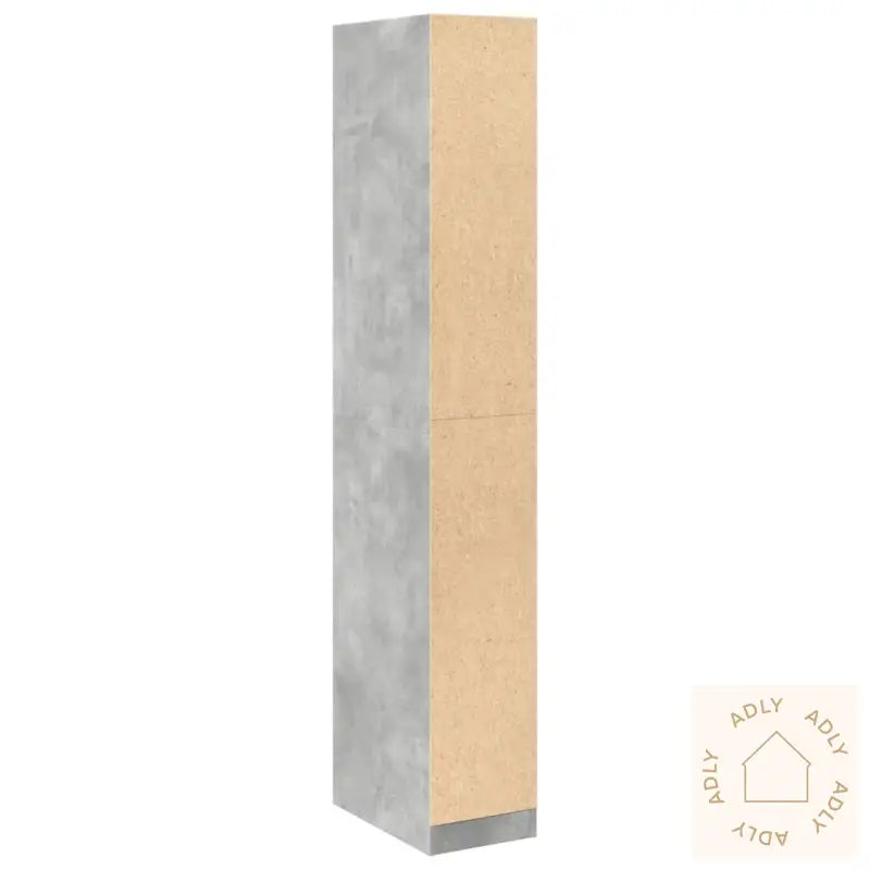 Garderobe Betonggrå 30X50X200 Cm Konstruert Tre