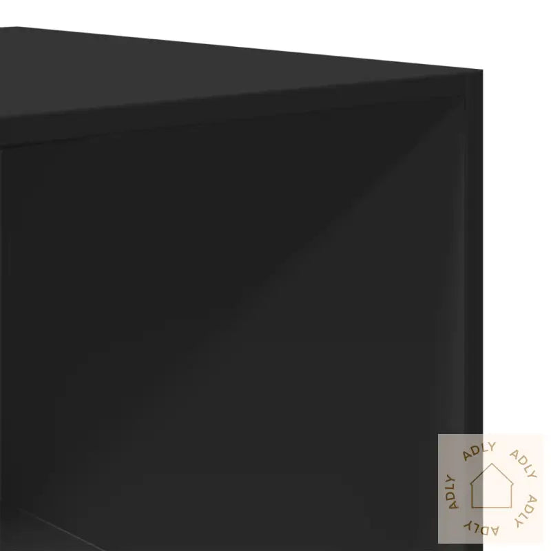 Garderobe Svart 50X50X200 Cm Sponplate