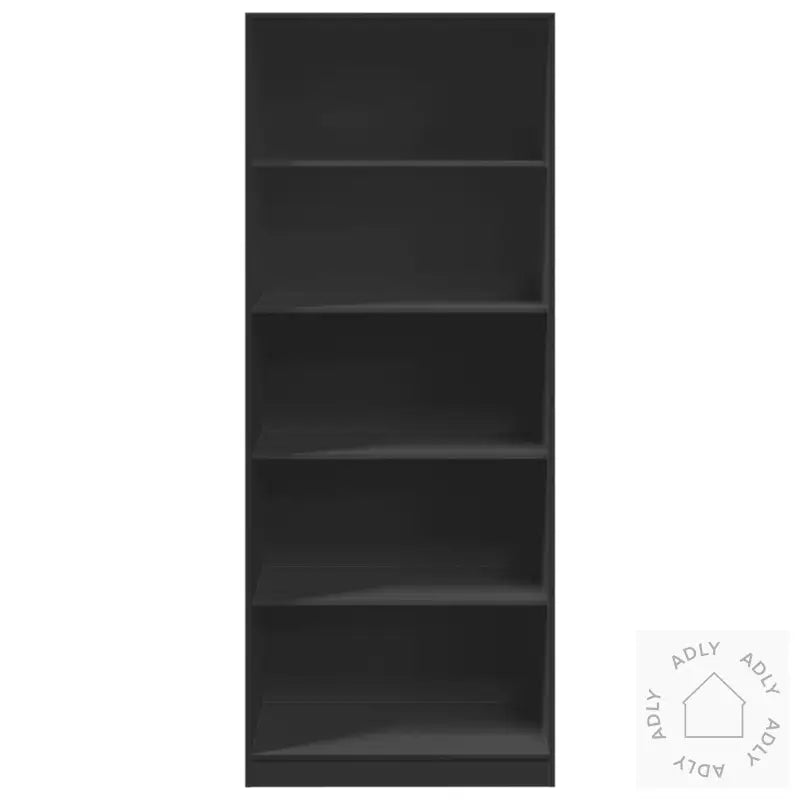 Garderobe Svart 80X50X200 Cm Konstruert Tre
