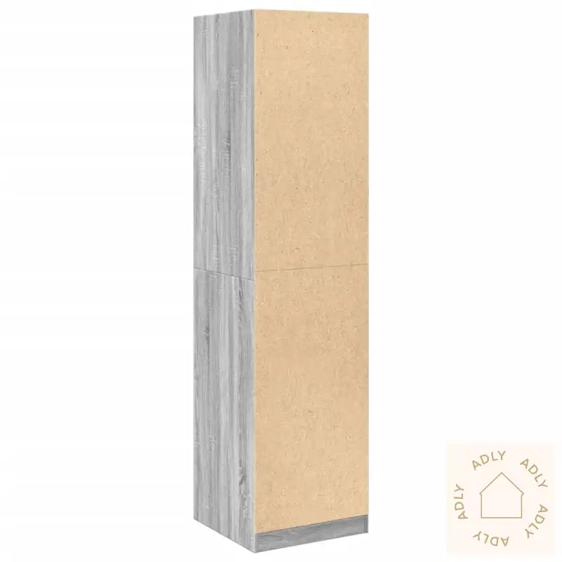 Garderobe Grå Sonoma 50X50X200 Cm Konstruert Tre