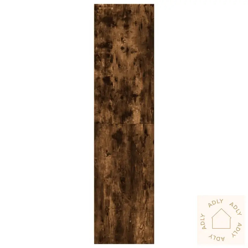Garderobe Røkt Eik 30X50X200 Cm Konstruert Tre