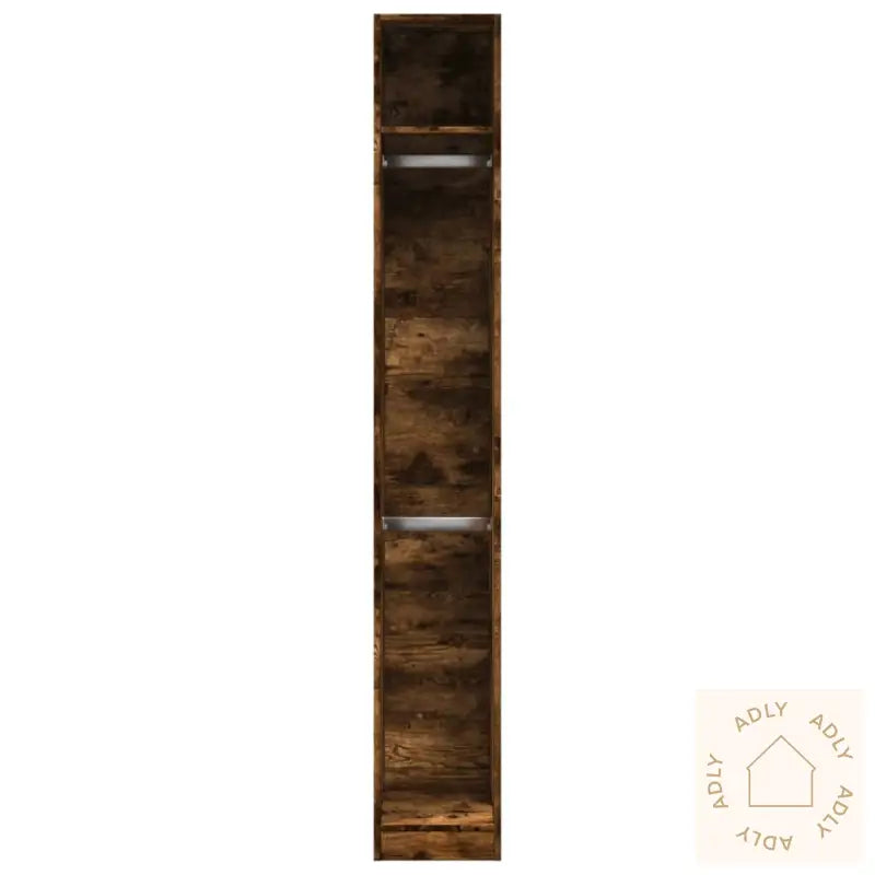 Garderobe Røkt Eik 30X50X200 Cm Konstruert Tre