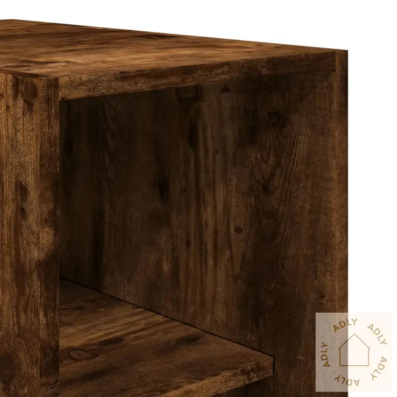 Garderobe Røkt Eik 30X50X200 Cm Konstruert Tre
