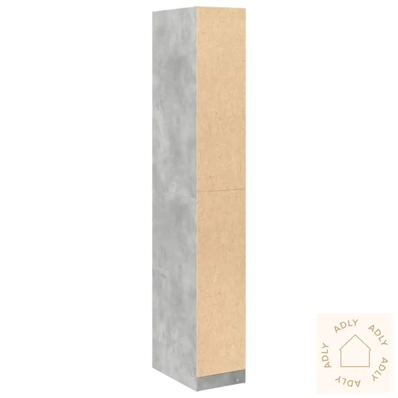Garderobe Betonggrå 30X50X200 Cm Konstruert Tre