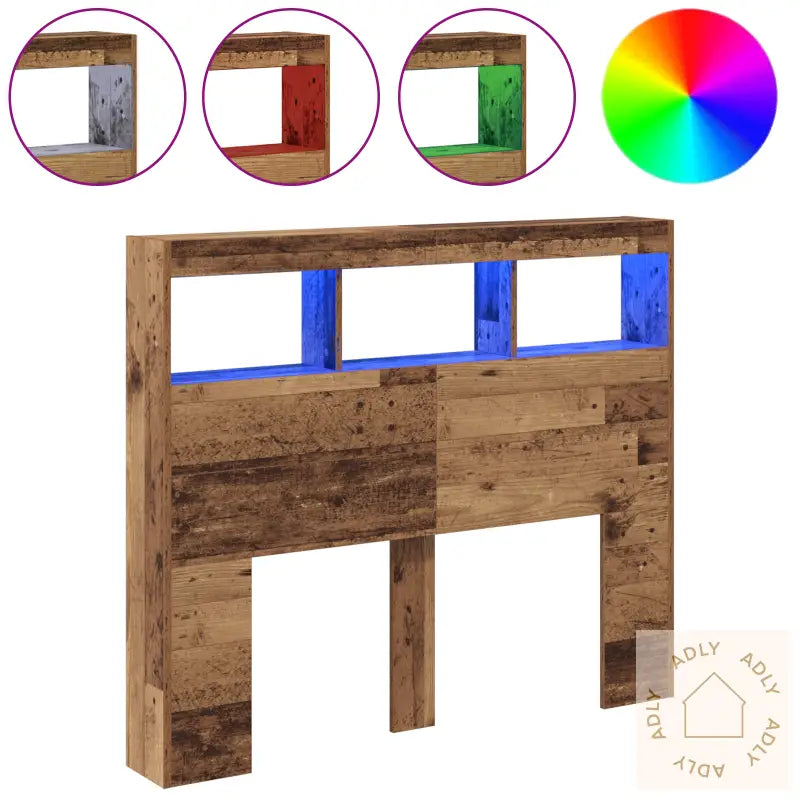 Hodegjerde Gammelt Tre Solid Gjenvunnet Tre 120 X 17 X 102 Cm
