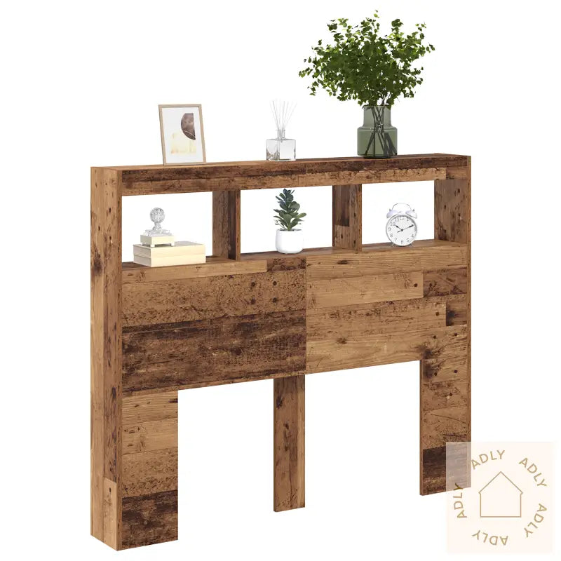 Hodegjerde Gammelt Tre Solid Gjenvunnet Tre 120 X 17 X 102 Cm