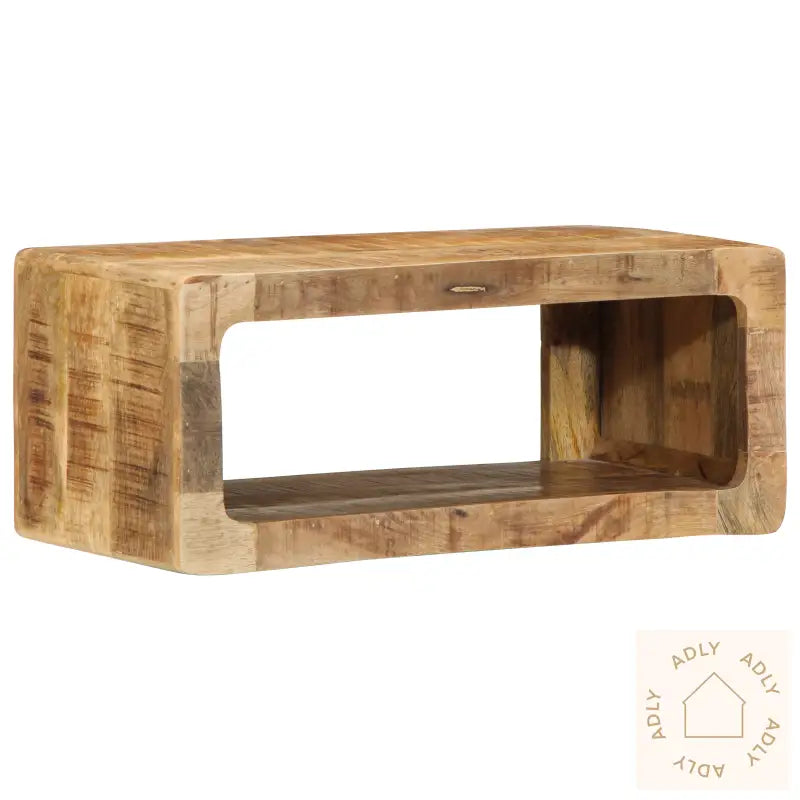 Tv Veggskap 60X30X25 Cm Massivt Tre Ruft Mango