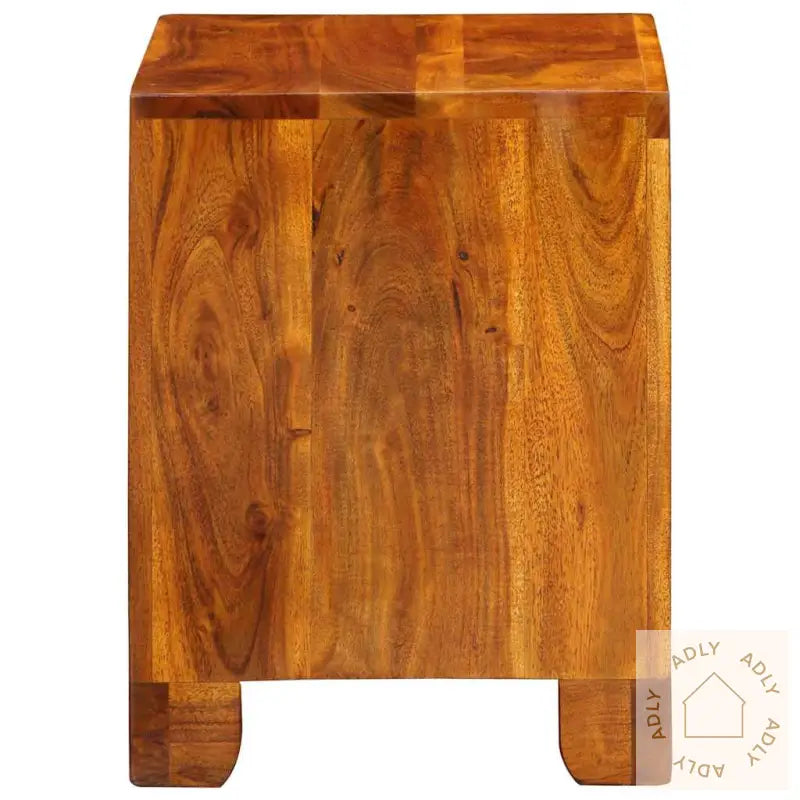 Side Cabinet 40X35X45 Cm Solid Wood Acacia