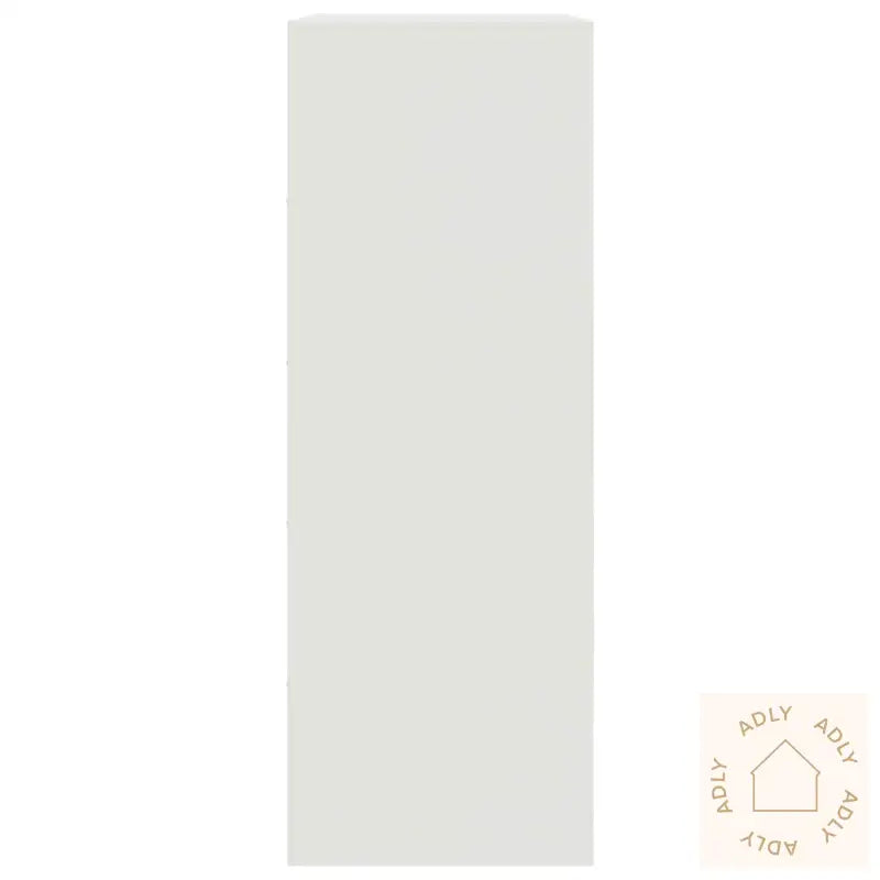 Skjenk Hvit 67X39X107 Cm Stål