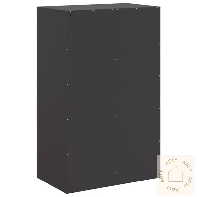 Skjenk Svart 67X39X107 Cm Stål