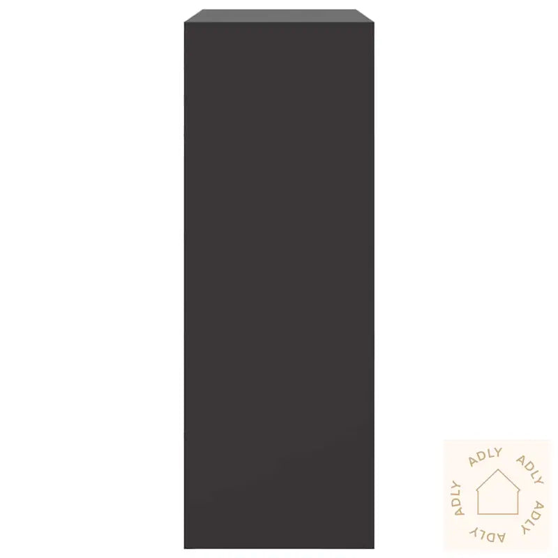 Skjenk Svart 67X39X107 Cm Stål