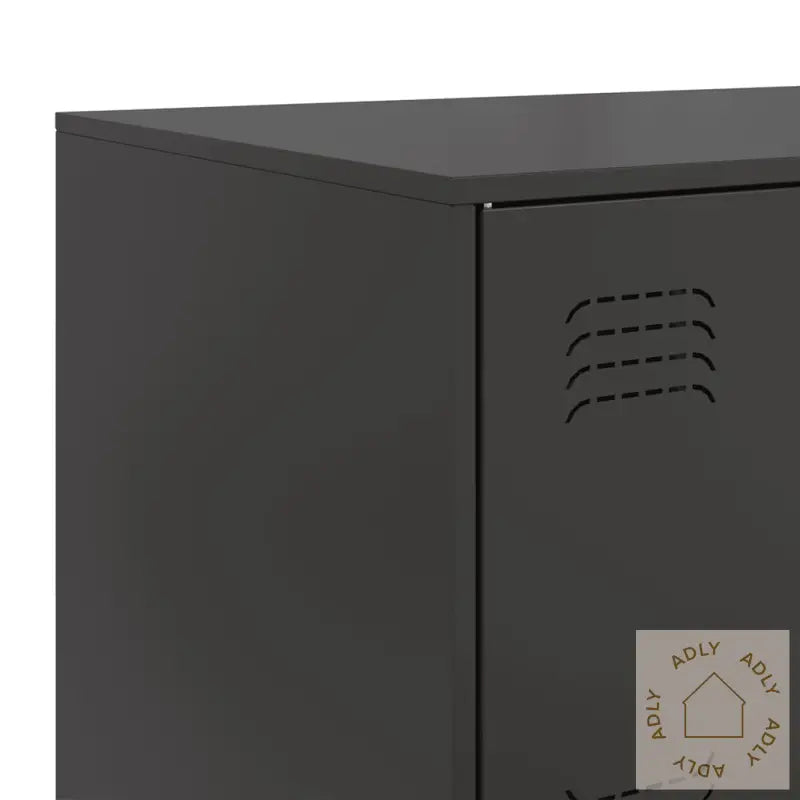 Skjenk Svart 67X39X73 Cm Stål