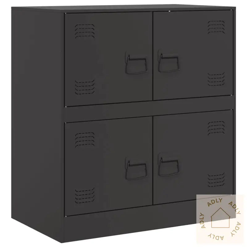 Skjenk Svart 67X39X73 Cm Stål