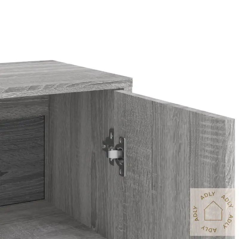 Skjenk Grå Sonoma 60X31X84 Cm Konstruert Tre