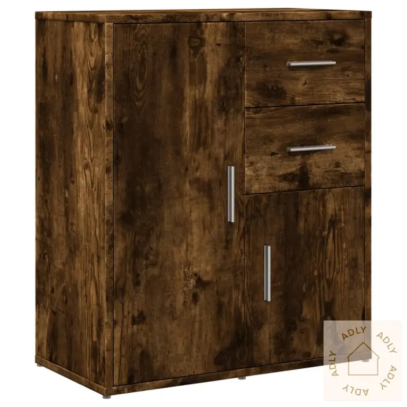 Skjenk Røkt Eik 60X31X70 Cm Konstruert Tre