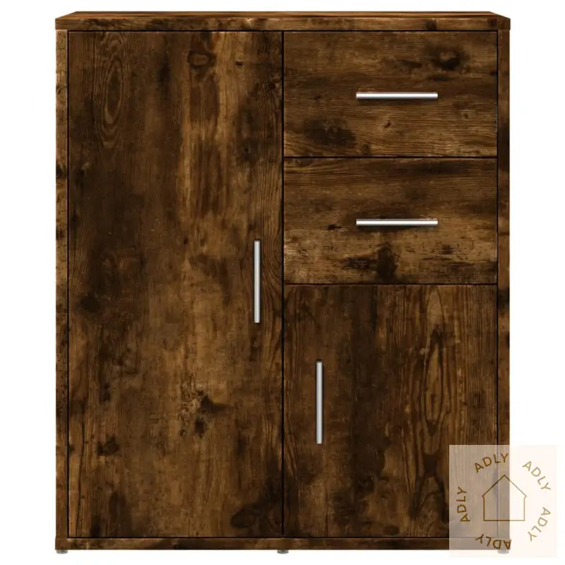 Skjenk Røkt Eik 60X31X70 Cm Konstruert Tre