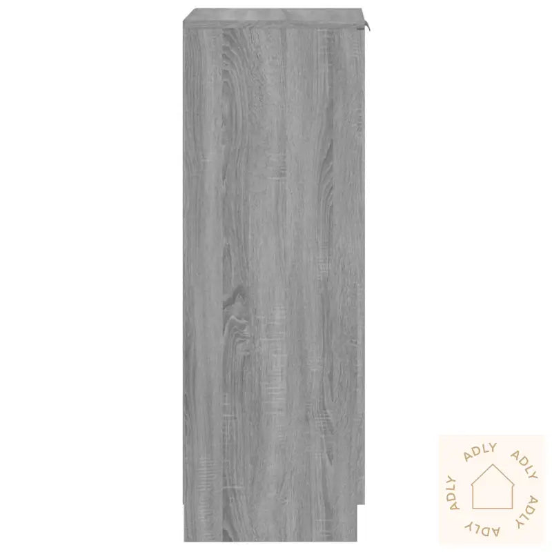 Skoskap Grå Sonoma 30X35X100 Cm Konstruert Tre