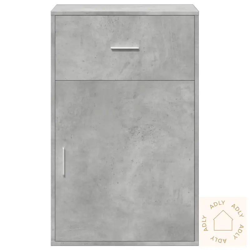 Oppbevaringsskap Betonggrå 56,5X39X90 Cm Konstruert Tre