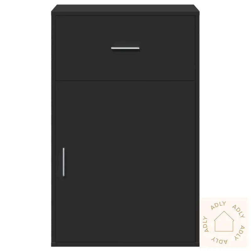 Oppbevaringsskap Svart 56,5X39X90 Cm Konstruert Tre