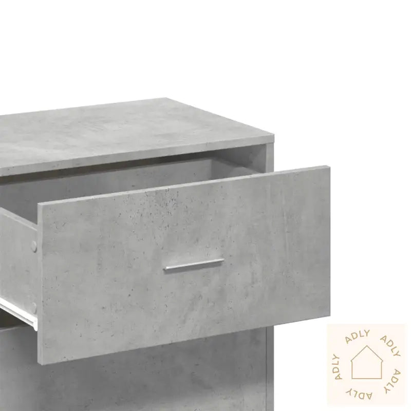 Oppbevaringsskap Betonggrå 56,5X39X90 Cm Konstruert Tre