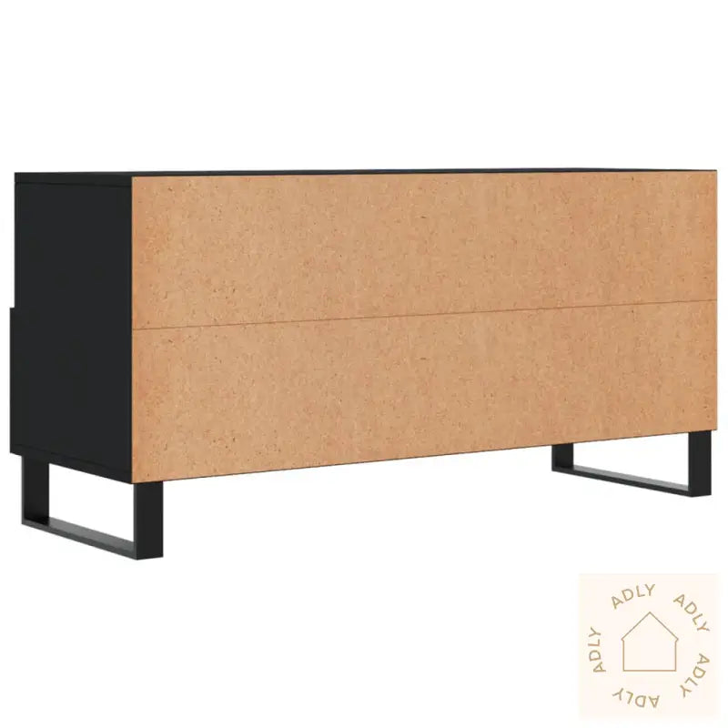 Tv-Benk Svart 102X36X50 Cm Konstruert Tre