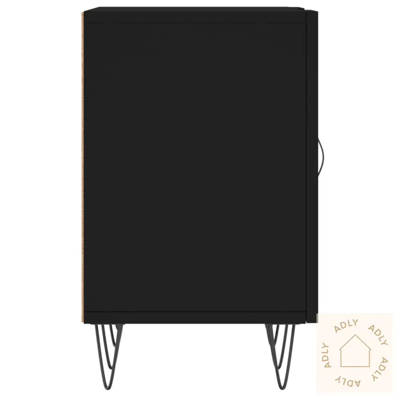 Tv-Benk Svart 150X30X50 Cm Konstruert Tre