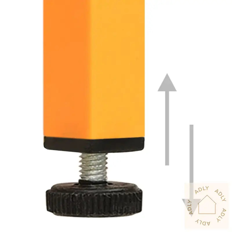 Tv-Benk Sennepsgul 105X35X50 Cm Stål