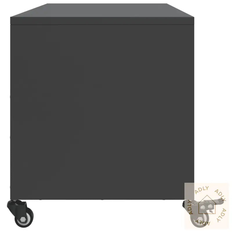 Tv-Benk Svart 100,5X39X43,5 Cm Stål