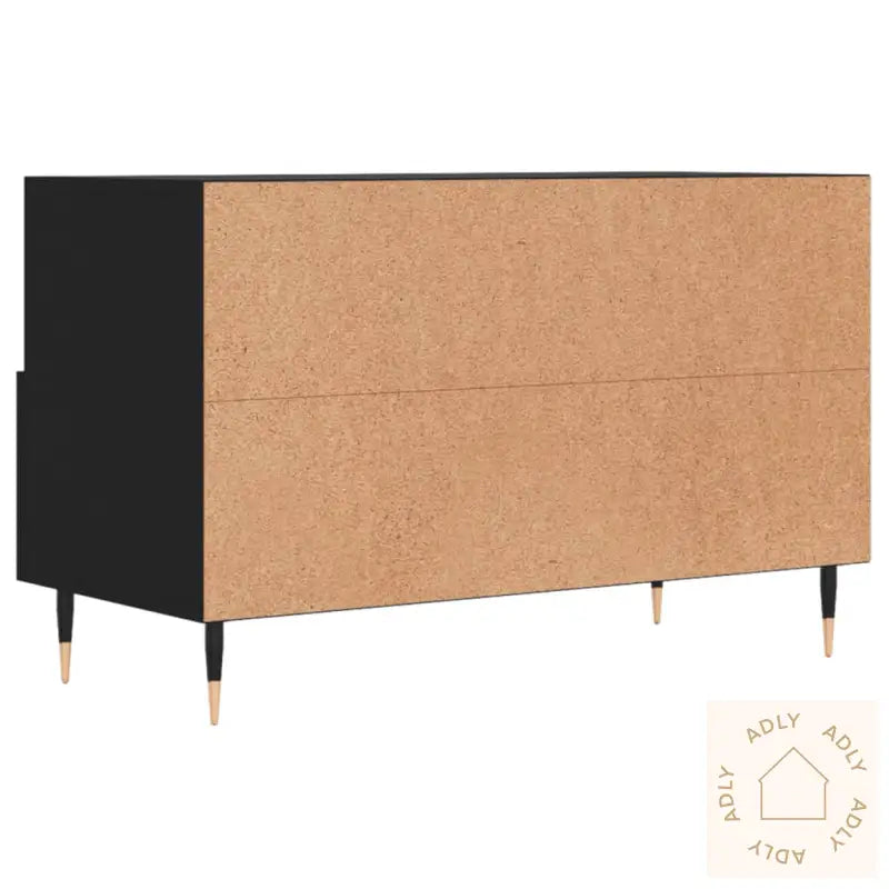 Tv-Benk Svart 80X36X50 Cm Konstruert Tre