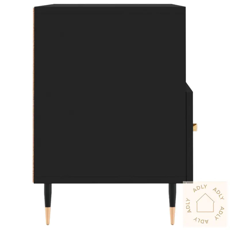 Tv-Benk Svart 80X36X50 Cm Konstruert Tre