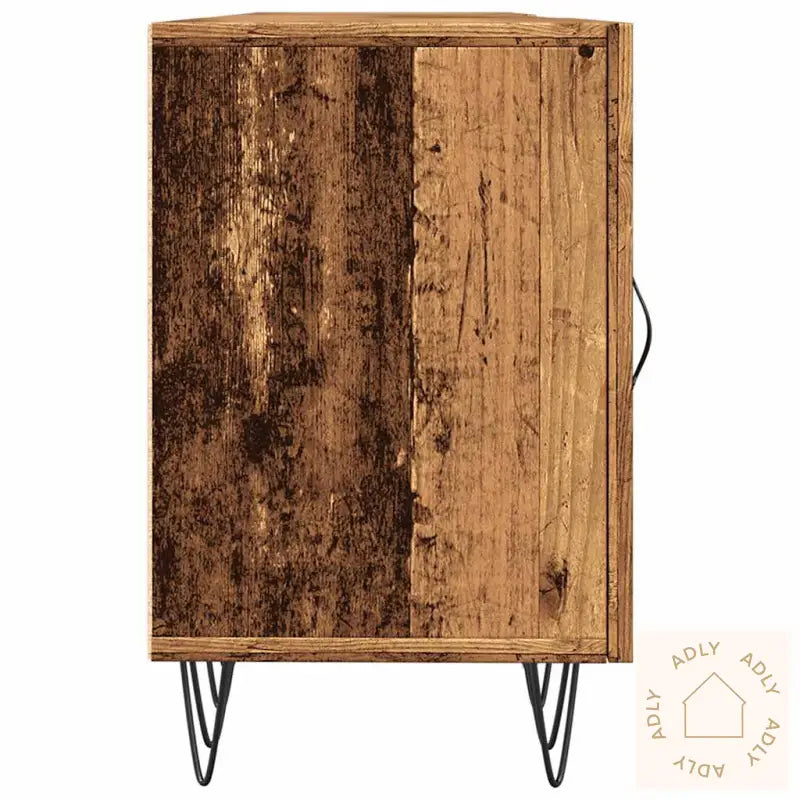 Tv-Benk Gammelt Tre 150X30X50 Cm Konstruert Tre