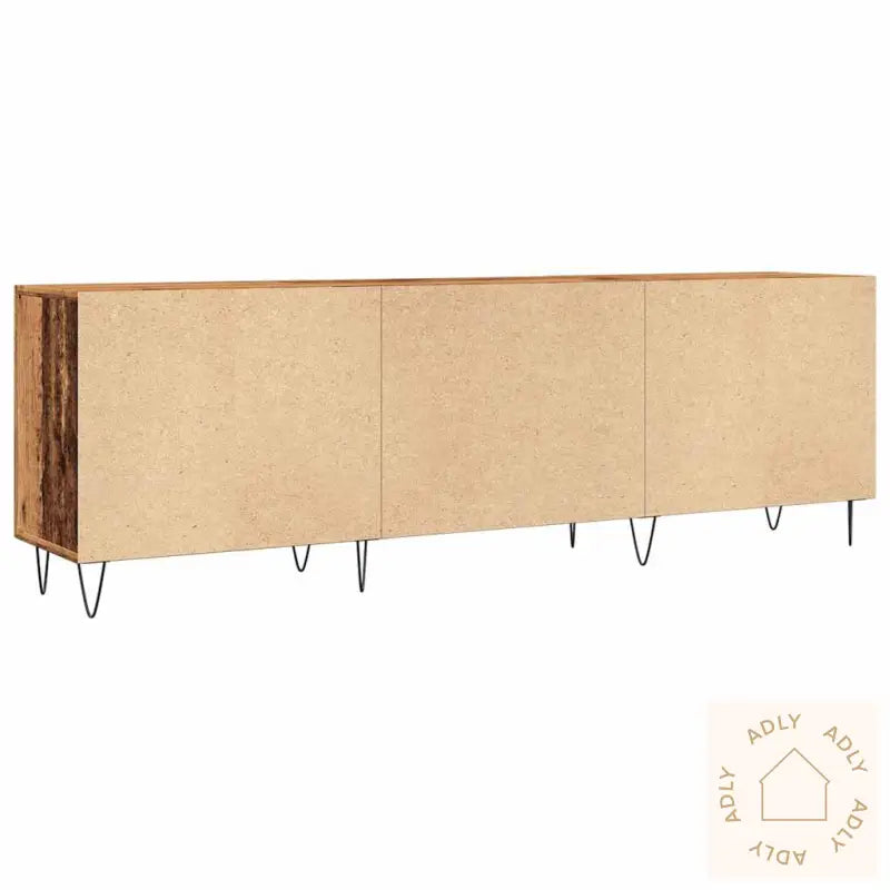 Tv-Benk Gammelt Tre 150X30X50 Cm Konstruert Tre