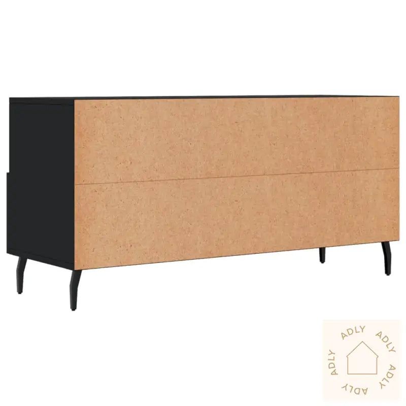 Tv-Benk Svart 102X36X50 Cm Konstruert Tre
