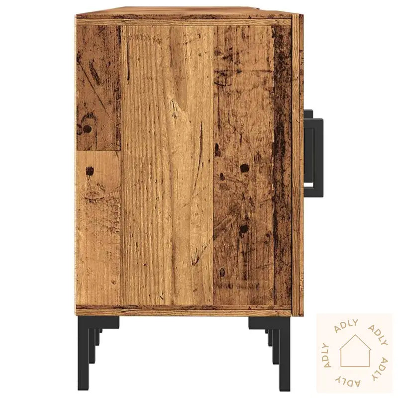 Tv-Benk Gammelt Tre 150X30X50 Cm Konstruert Tre