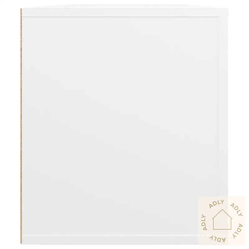 Tv-Benk Hvit 100X35X40 Cm Konstruert Tre