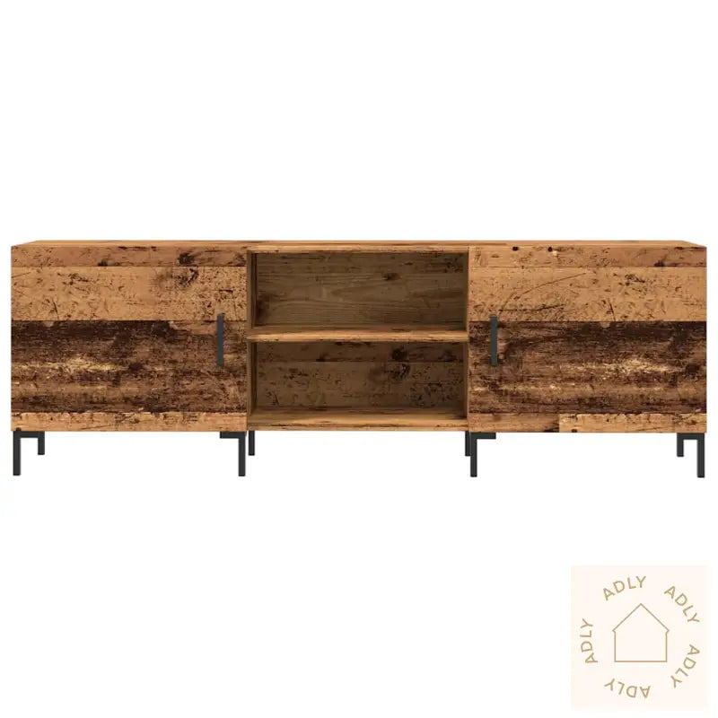 Tv-Benk Gammelt Tre 150X30X50 Cm Konstruert Tre