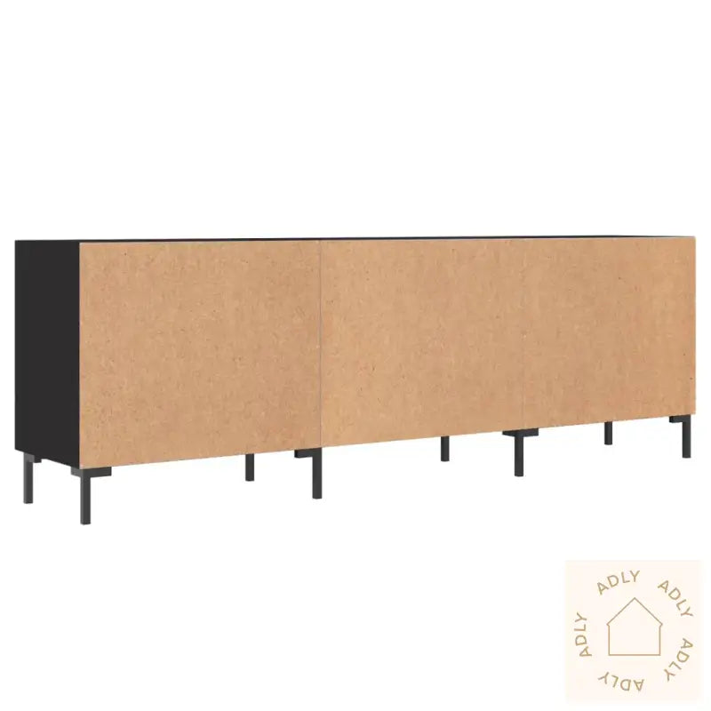 Tv-Benk Svart 150X30X50 Cm Konstruert Tre