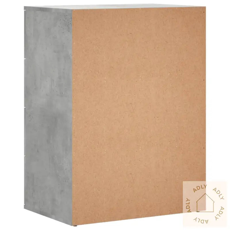 Skjenk Betonggrå 60X39X80 Cm Konstruert Tre