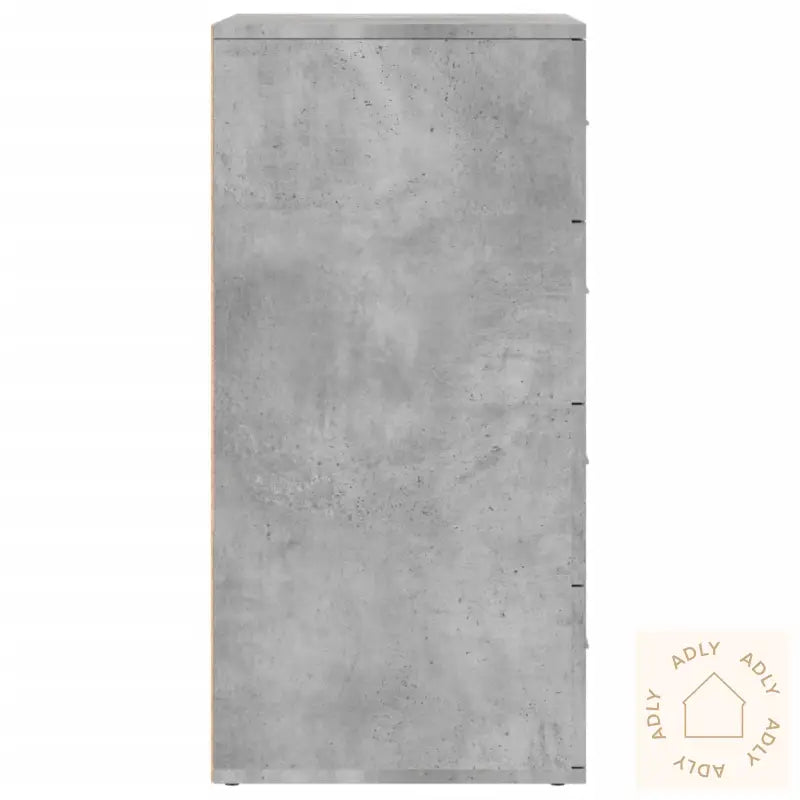 Skjenk Betonggrå 60X39X80 Cm Konstruert Tre