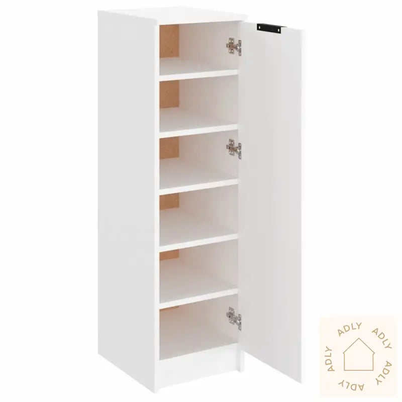 Skoskap Hvit 30X35X100 Cm Konstruert Tre