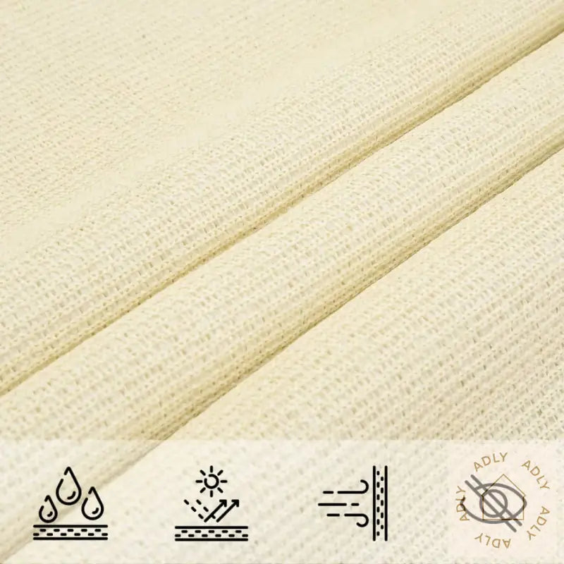 Solseil 160 G/M² Kremhvit 4X7 M Hdpe