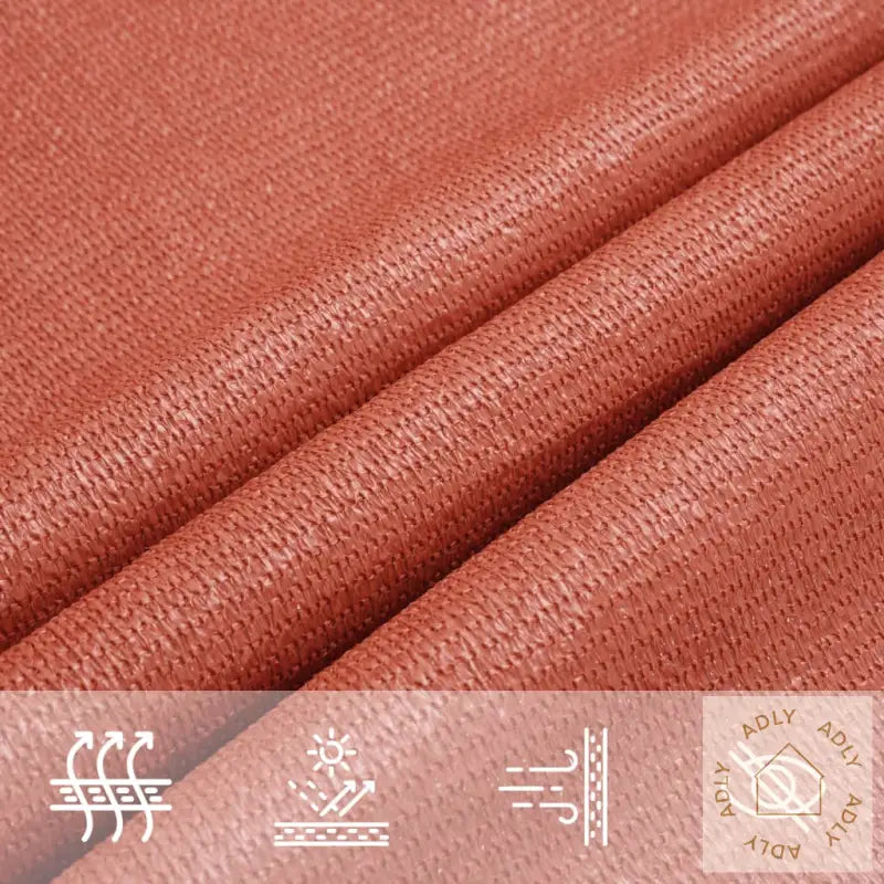 Solseil 160 G/M² Rektangulær Terrakotta 3,5X4,5 M Hdpe