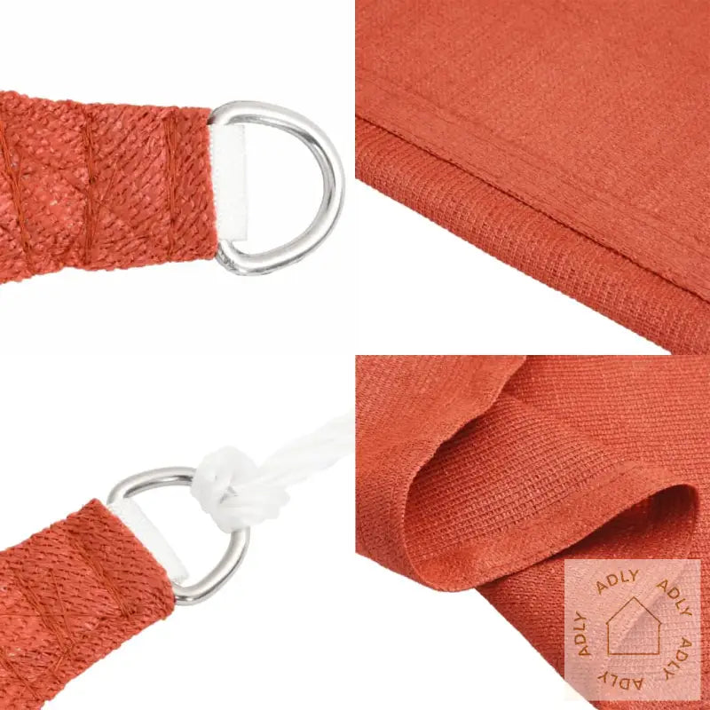 Solseil 160 G/M² Rektangulær Terrakotta 3,5X4,5 M Hdpe