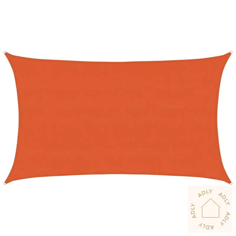 Solseil 160 G/M² Rektangulær Oransje 5X8 M Hdpe