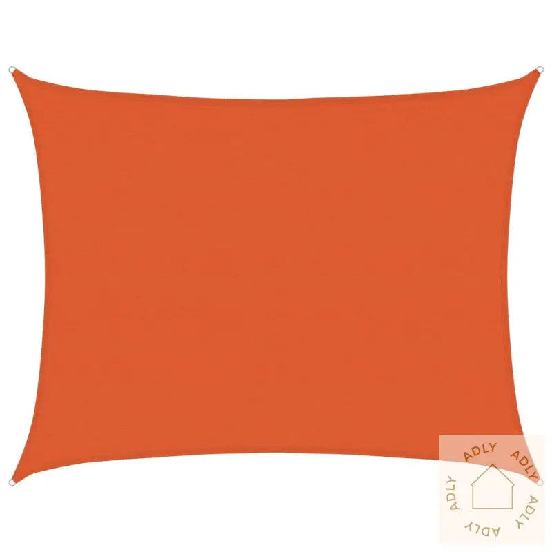 Solseil 160 G/M² Rektangulær Oransje 6X8 M Hdpe