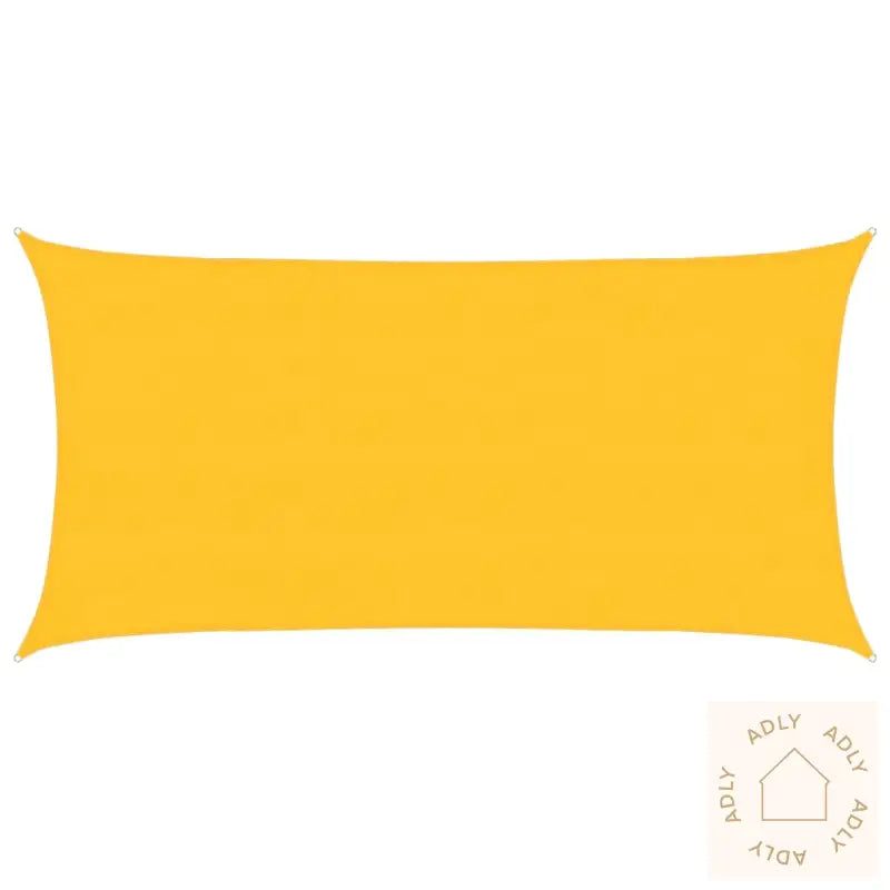 Solseil 160 G/M² Rektangulær Gul 4X7 M Hdpe