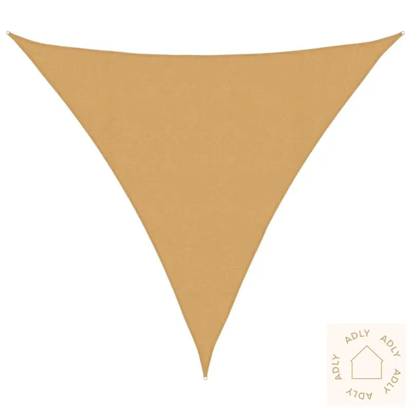 Solseil 160 G/M² Trekantet Sand 4X4X4 M Hdpe