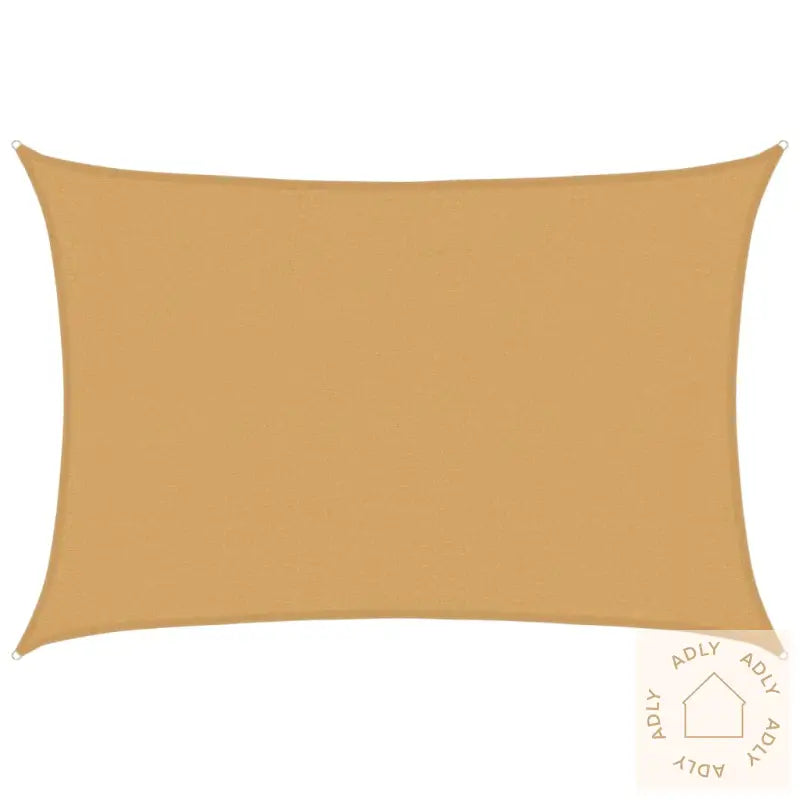 Solseil 160 G/M² Rektangulær Sand 3X5 M Hdpe