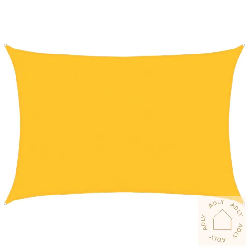 Solseil 160 G/M² Rektangulær Gul 4X6 M Hdpe