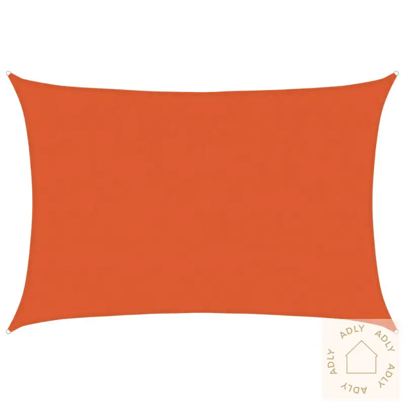 Solseil 160 G/M² Rektangulær Oransje 5X6 M Hdpe